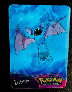 Zubat Golbat Crobat #24 NM 2004 Pokemon Advanced Action Lenticular Card Emerald - Image 2