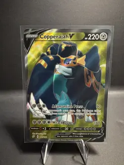 Copperajah V 187/192 Sword & Shield Rebel Clash Pokemon TCG Full Art Rare NM - Image 1