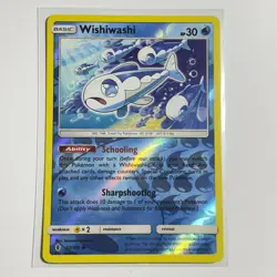 Wishiwashi 37/145 Common Reverse Holo Card SM - Guardians Rising Pokemon TCG NM - Image 1