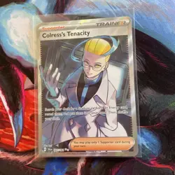 Pokemon Shrouded Fable Colress's Tenacity Trainer Card 087/064 Ultra Rare - Image 1
