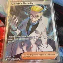 Pokemon Shrouded Fable Colress's Tenacity Trainer Card 087/064 Ultra Rare - Image 2