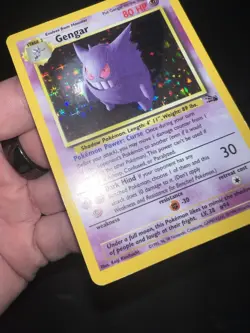 Pokemon Gengar 5/62 Fossil Holo Card 1999 WOTC Unlimited Clean - Image 3