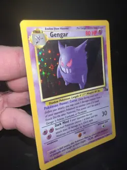 Pokemon Gengar 5/62 Fossil Holo Card 1999 WOTC Unlimited Clean - Image 5