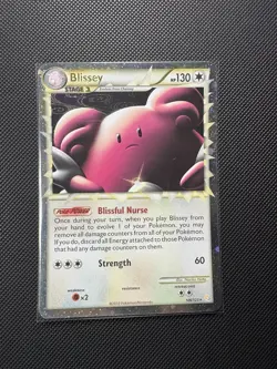 Blissey 106/123 HeartGold SoulSilver Ultra Rare Holo Pokemon Card LP 🔥 - Image 1