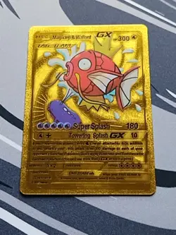 Magikarp & Wailord GX Gold Foil Fan Art Card HP 300 - Image 1