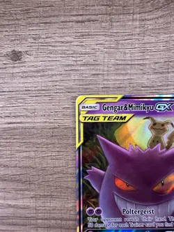 Pokemon TCG Gengar & Mimikyu GX TAG TEAM Ultra Rare Holo Card Sm-Team Up 53/181 - Image 2