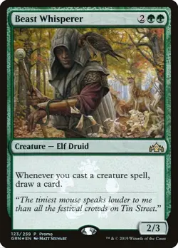 Mint/Near-Mint, English - 1 x MTG Beast Whisperer - Release Foil Promotional - Image 1
