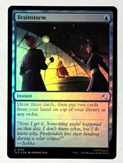 Brainstorm - FOIL - MTG ATLA Eternal - TLE 155 - Image 1