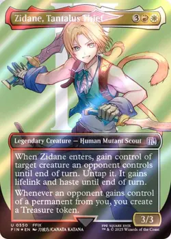 MTG - Zidane, Tantalus Thief (Borderless) - FIN 550 - Surge Foil - Image 1