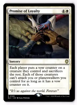 Promise of Loyalty 148 Commander: Bloomburrow NM - Image 1