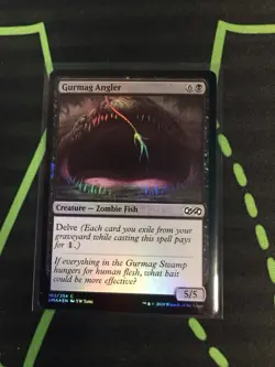 MTG Magic The Gathering Gurmag Angler Foil UMA Black Zombie Delve - Image 1