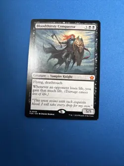 MTG Magic the Gathering Bloodthirsty Conqueror FDN! Mythic Rare NM - Image 1