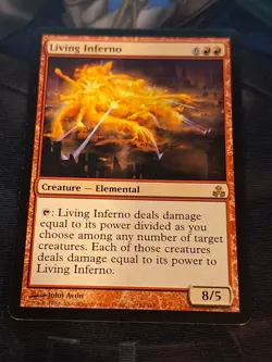 Living Inferno - Guildpact Magic the Gathering MTG Nice! - Image 1