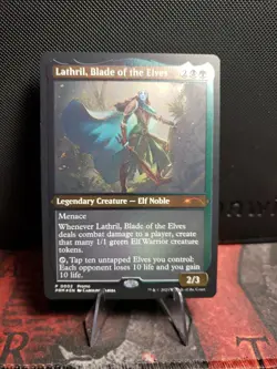 MTG Lathril, Blade Of The Elves 0002 (Foil Etched) Media Promos Foil - Image 1