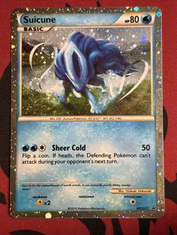 Suicune HGSS21 Heartgold Soulsilver Blackstar Promo LP Pokemon - Image 1