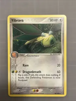 2007 Pokemon Card Lot: Flygon Ex Evolutionary Line (Trapinch, Vibrava, Flygon) - Image 4