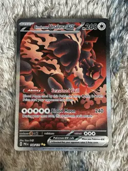 Bloodmoon Ursaluna ex 168/131 Prismatic Evolutions SIR - NM/Mint - Pokemon TCG - Image 1