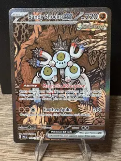 Pokemon TCG Prismatic Evolutions Sandy Shocks EX 159/131 Special Illustration NM - Image 1