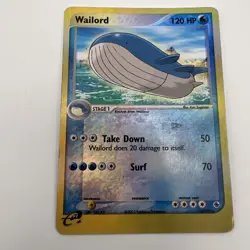 Wailord 14/109 EX Ruby & Sapphire Reverse Holo Rare Pokemon T4411 - Image 1