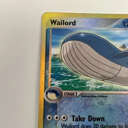 Wailord 14/109 EX Ruby & Sapphire Reverse Holo Rare Pokemon T4411 - Image 3