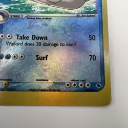 Wailord 14/109 EX Ruby & Sapphire Reverse Holo Rare Pokemon T4411 - Image 5
