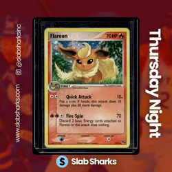 2006 POKEMON POP SERIES 3 #2/17 FLAREON HOLO - Image 1