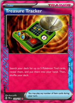 Treasure Tracker (#131/131) - Holofoil SV - Prismatic Evolutions NM Pokemon - Image 1