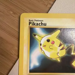 Pikachu Black Star Promo No. 4-WB Kids Movie Stamp- HP/DAM -WOTC-Pokemon Vintage - Image 5