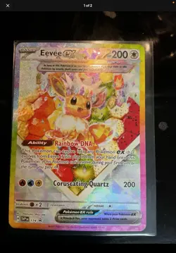 Pokemon TCG Eevee ex Tera Promo Holo SVP Scarlet & Violet 174 - Image 1