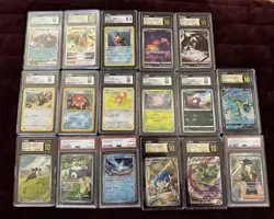Pokemon TCG PSA/CGC 17 Slabs - Image 1
