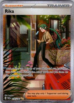 Rika 258/182 Pokemon TCG: Paradox Rift Near Mint (NM) Illustration Rare - Image 1