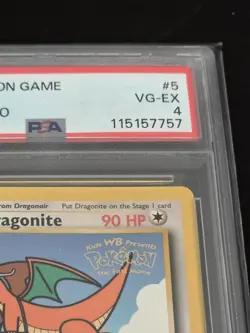 1999 Pokemon WotC Black Star Promo Dragonite #5 PSA 4 VG Movie Promo - Image 4