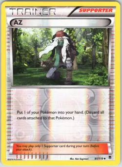 AZ 91/119 Uncommon Phantom Forces Pokemon Reverse Holo NM - Image 1