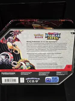 Pokemon Charizard Tin - Paldean Fates EMPTY TIN - Image 2