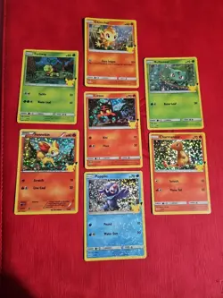 Pokemon McDonalds 25th anniversary Lot Holos - Image 1