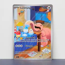 Lickitung 180/162 Sv05: Pokemon Temporal Forces Illustration Rare Holo - Image 1