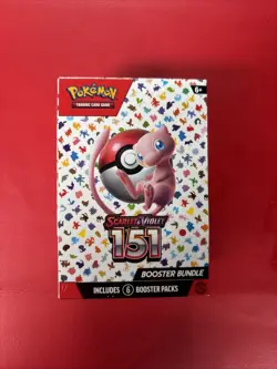 Pokemon Scarlet Violet 151 Booster Bundle 6-Pack, Factory-Sealed - Image 1