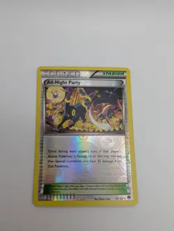 All-Night Party 96/122 Reverse Holo Pokemon Card XY Breakpoint Umbreon NM - Image 1
