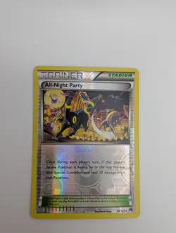 All-Night Party 96/122 Reverse Holo Pokemon Card XY Breakpoint Umbreon NM - Image 2