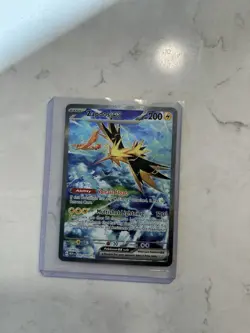 Pokemon TCG Zapdos EX Scarlet & Violet 151 Card 202/165 Near Mint Condition - Image 2