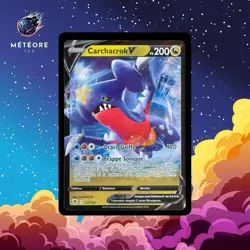 Carte Pokemon Carchacrok V 117/189 EB10 Epee & Bouclier Astres Radieux Fr Neuve - Image 1