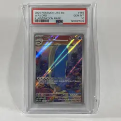 Pokemon Journey Together Wailord 162/159 PSA 10 Gem Mint Illustration Rare - Image 1