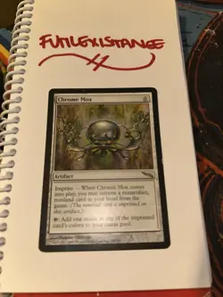 MTG Chrome Mox Mirrodin Regular Non-Foil Card LP Condition - Image 1
