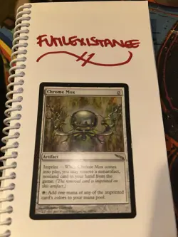 MTG Chrome Mox Mirrodin Regular Non-Foil Card LP Condition - Image 3