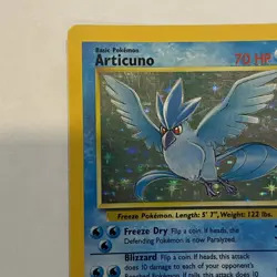 Articuno 2/62 Pokemon Card TCG Fossil Holo - Image 2