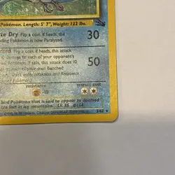 Articuno 2/62 Pokemon Card TCG Fossil Holo - Image 4