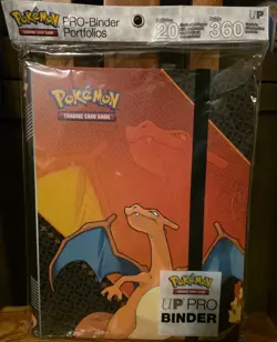 Pokemon TCG Charizard 9-Pocket Pro Binder Portfolio 360 Card Ultra PRO Sealed - Image 1