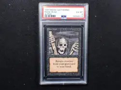1993 Magic: The Gathering - Alpha - RAISE DEAD -PSA 6 - Image 1