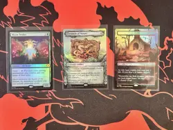 Lorwyn Eclipsed Lot Chronicle Of Victory Borderless, Bloom Tender, & Blood Crypt - Image 1