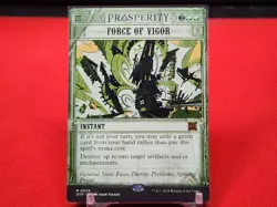 Force of Vigor Outlaws of Thunder Junction: Breaking News Regular NM - Image 1
